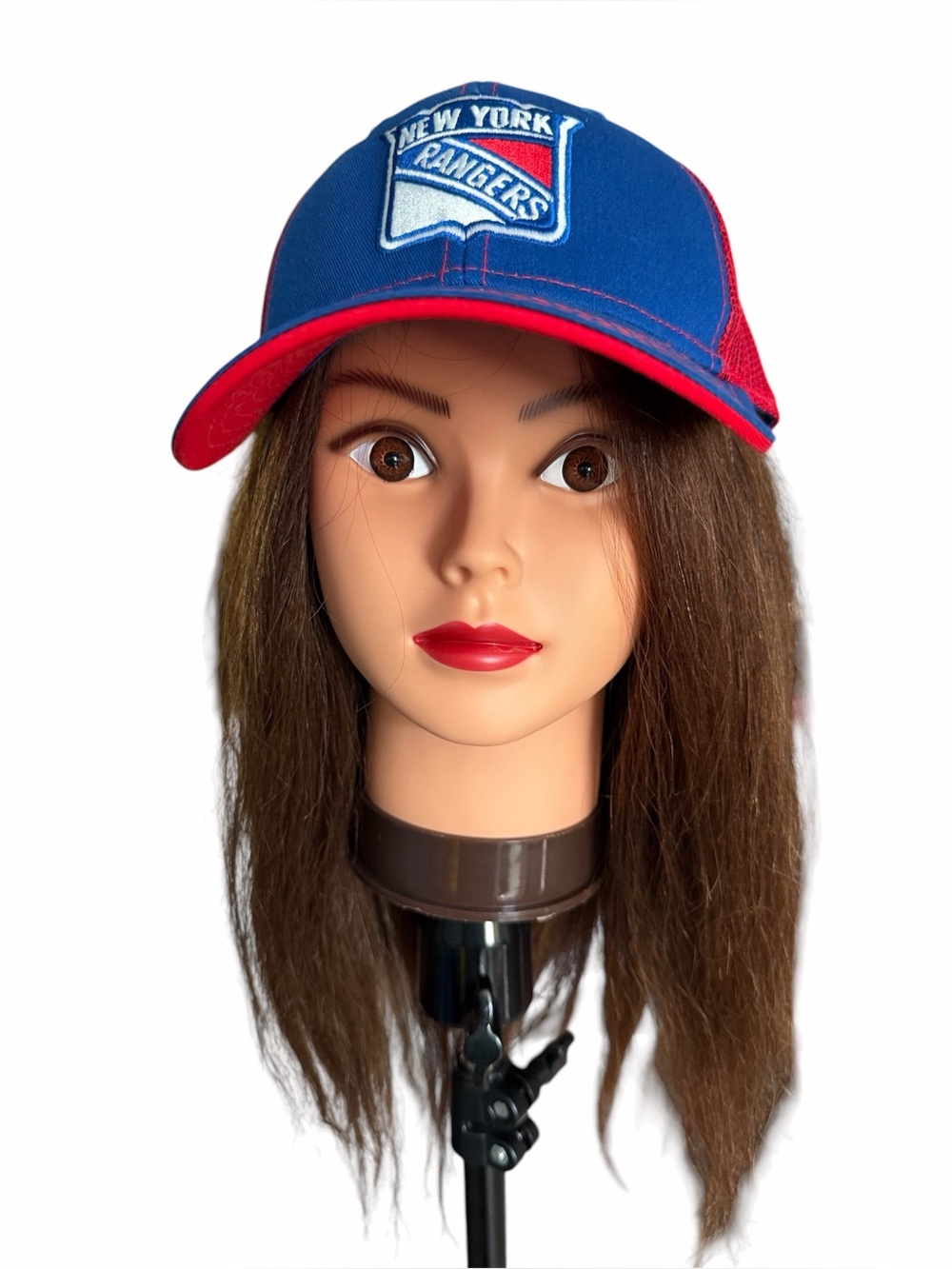 New York Rangers Blue & Red Mesh Back Cap, Youth size